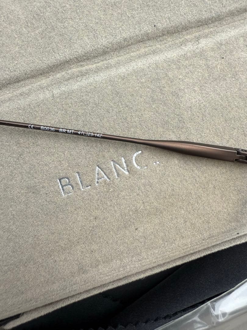 M*M様 BLANC. サングラス　調光レンズ