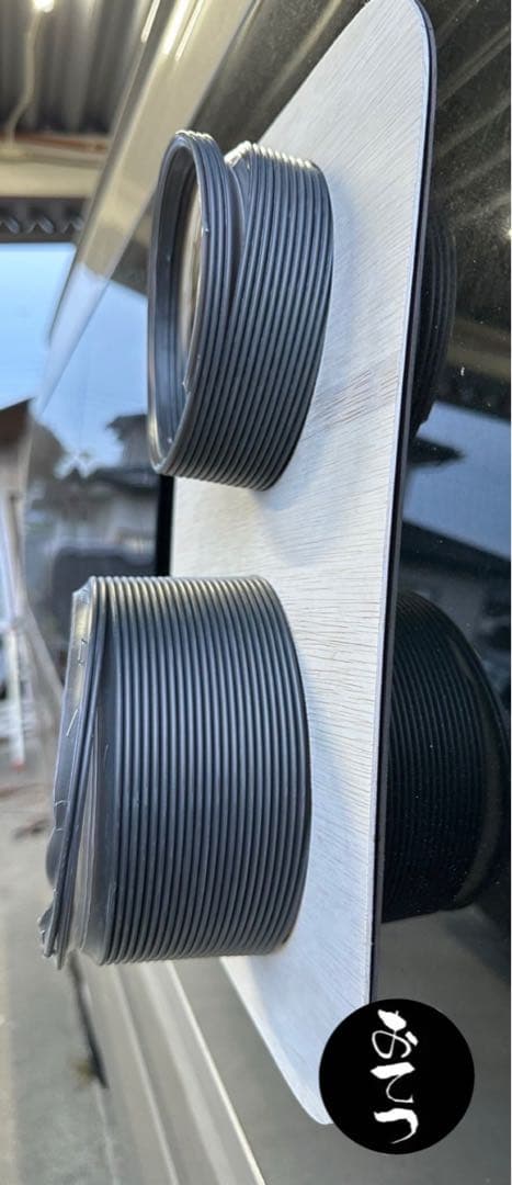 エコフローWAVE2.WAVE3 ダクトパネル 運転席側小窓用 未塗装