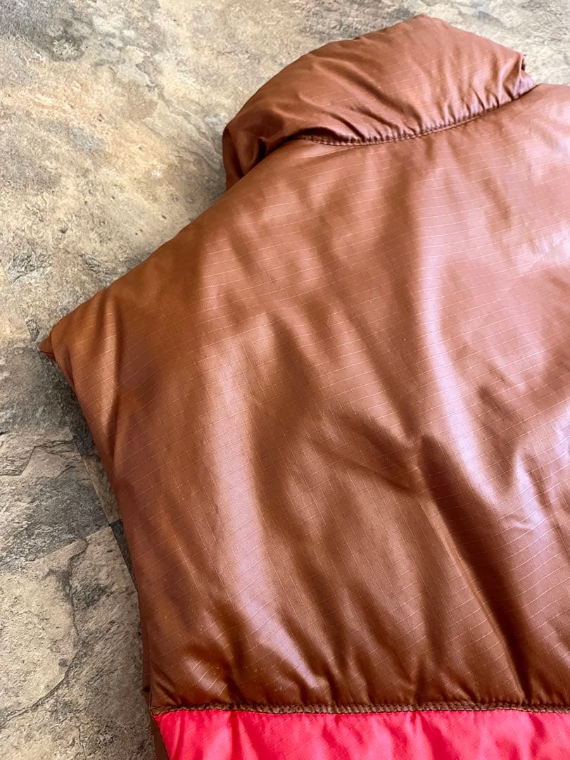 70〜80s THE NORTH FACE ノースフェイス 茶タグ ダウンベスト