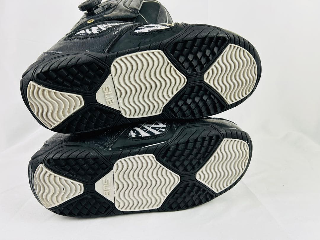 SLIB ダブルBOA スノーボードブーツ ゼブラ柄 26.5cm　スノボ