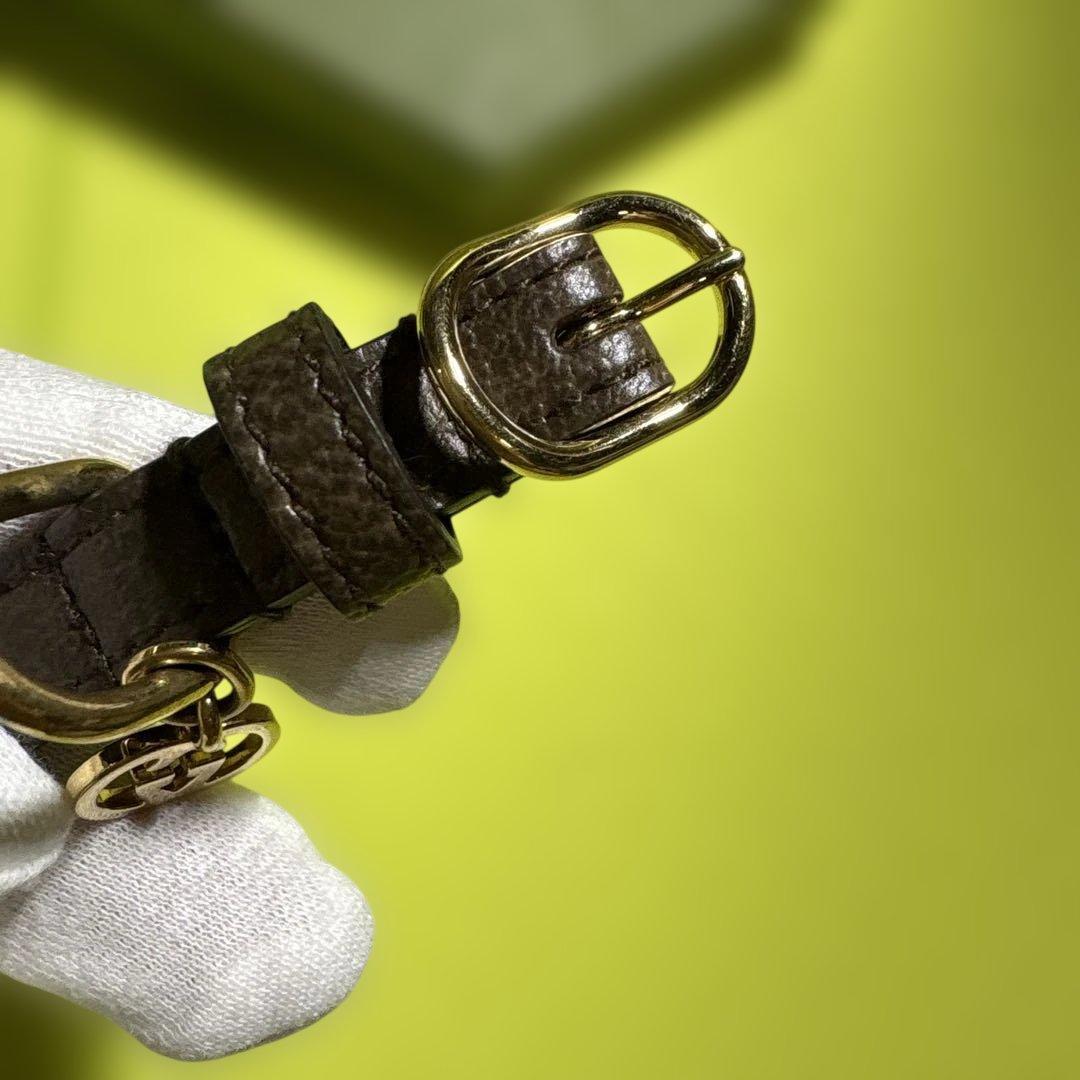 ⭐️GUCCI （グッチ）　エクストラスモールペットカラー　GG柄　首輪