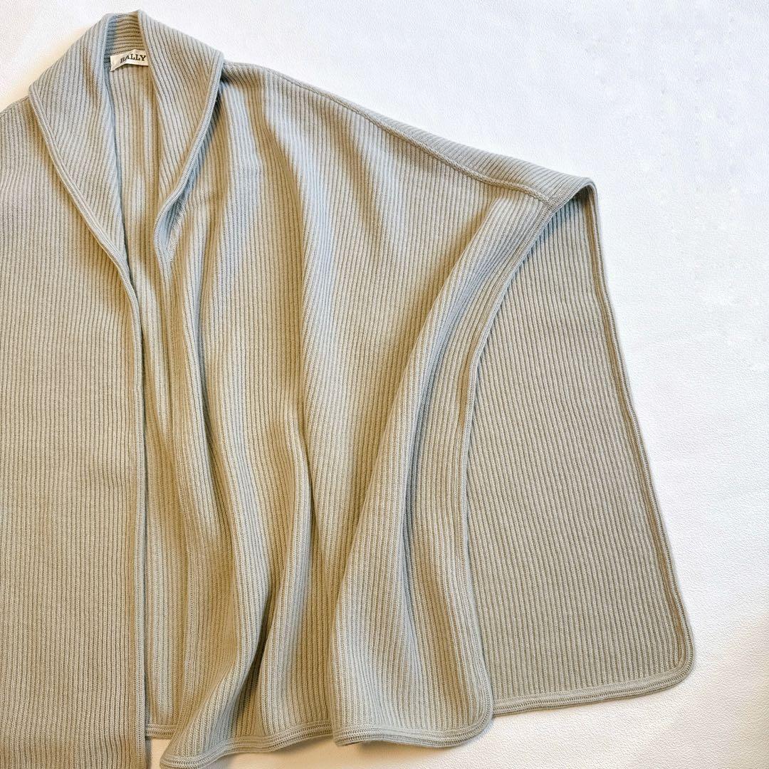 BALLY アンゴラウール　ポンチョ　ストールポンチョ　カーディガン