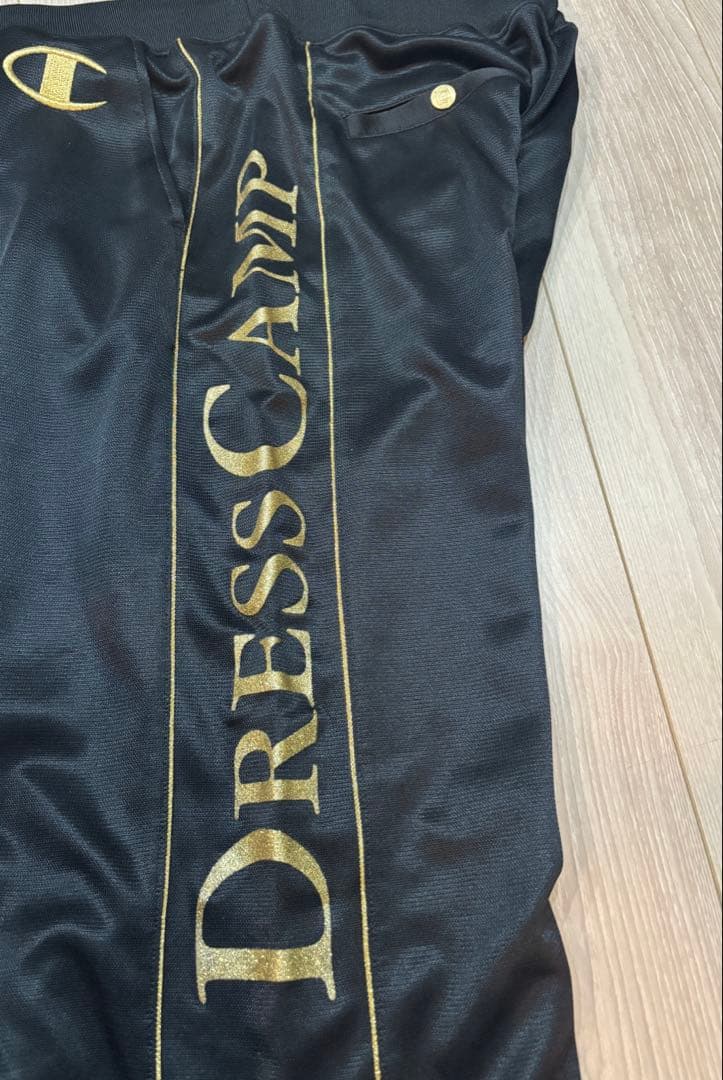 【希少】Champion × DRESSCAMP ジャージ 黒 セットアップ