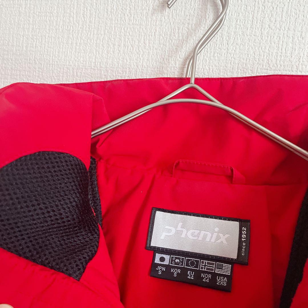 フェニックス　スキーウェアセット（赤ジャケット・白パンツ）SとM ユニセックス