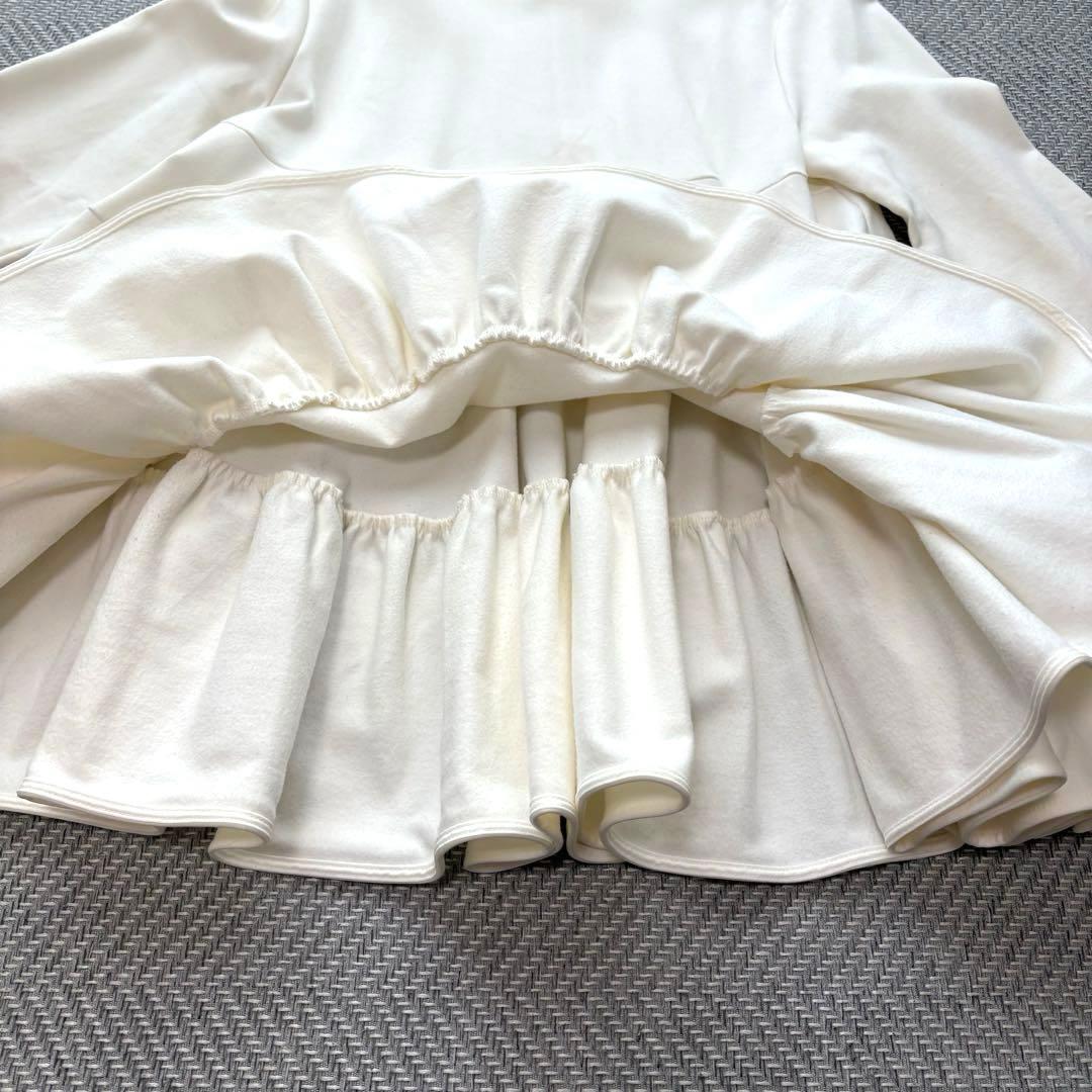 美品✨yori 2023 ぬくぬく ティアード フリルブラウス 38