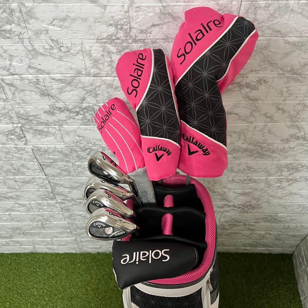 極美品 ゴルフクラブ レディース セット ソレイル 最新 現行モデル 8本 L