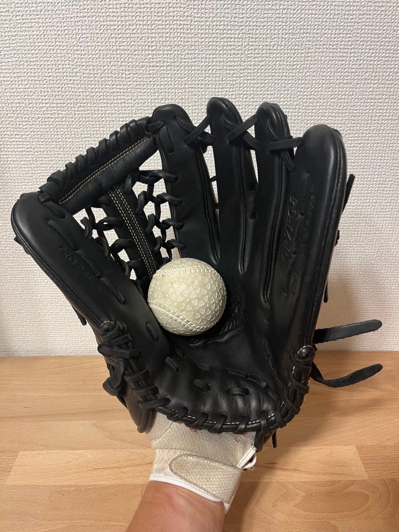 【にゃん】Rawlings 軟式グローブ 黒