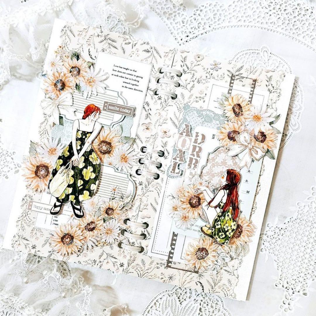 コラージュ素材　紙もの　素材紙　【2059】