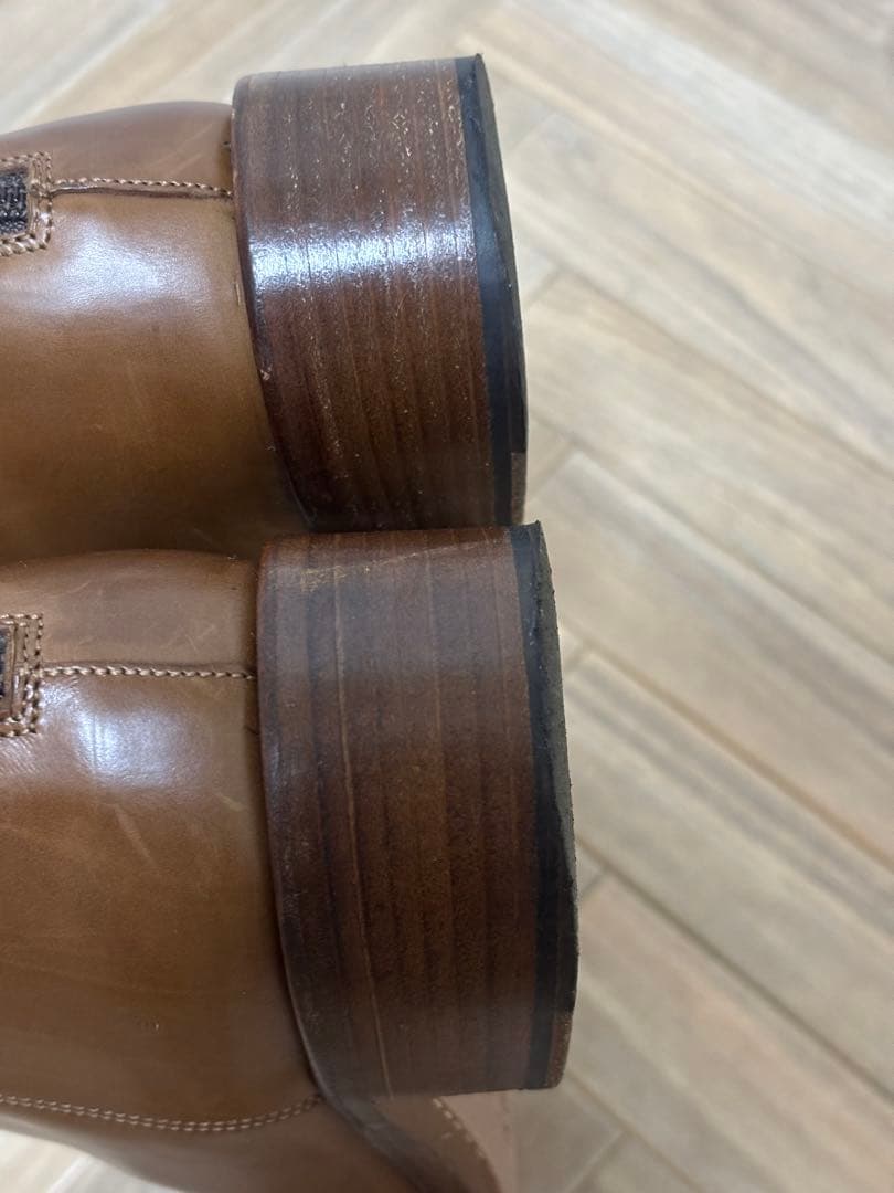 ブラウンレザー ロングブーツ　サイズ37（24cm）※ショートブーツ含む