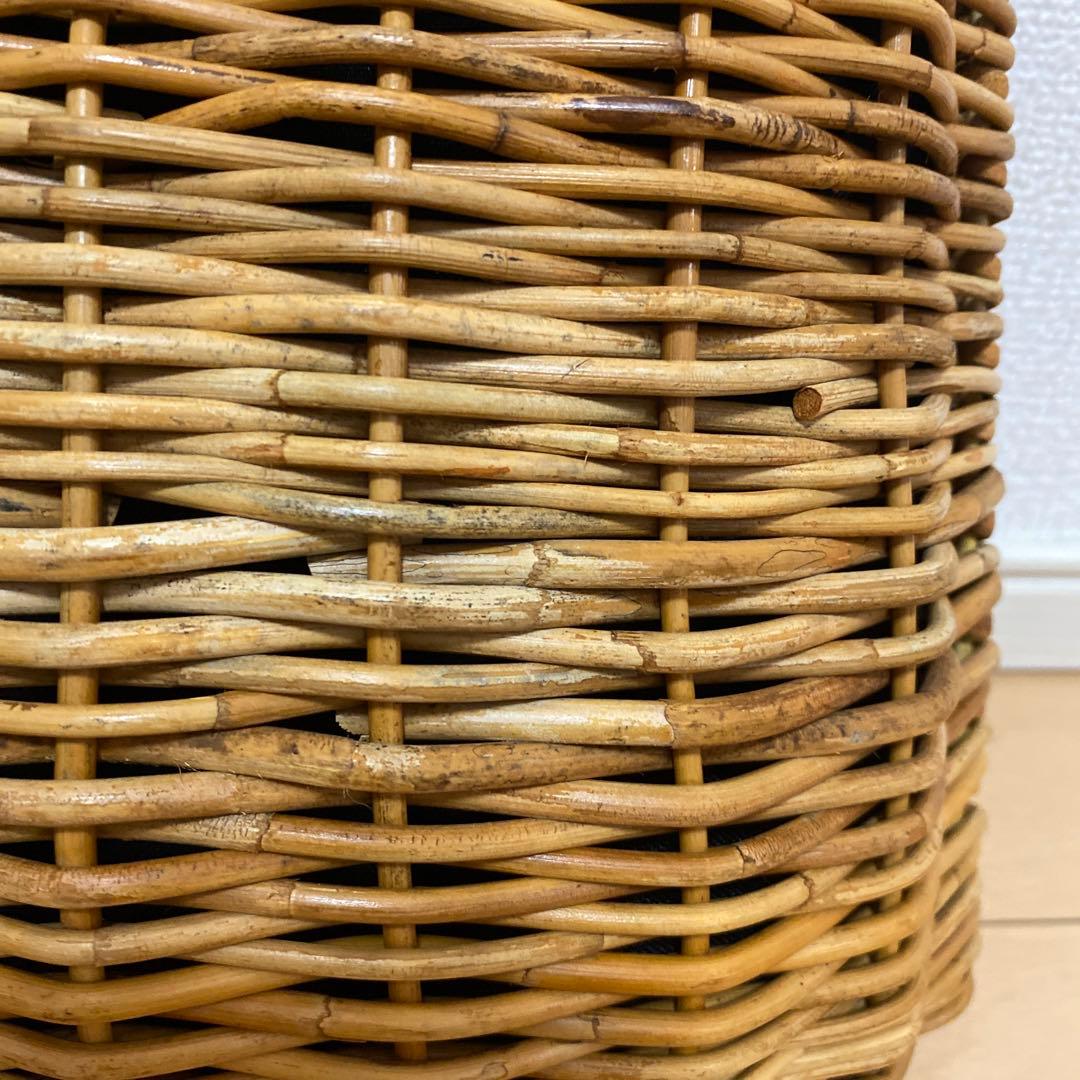 odds ラタンシェルバッグ　かごバッグ