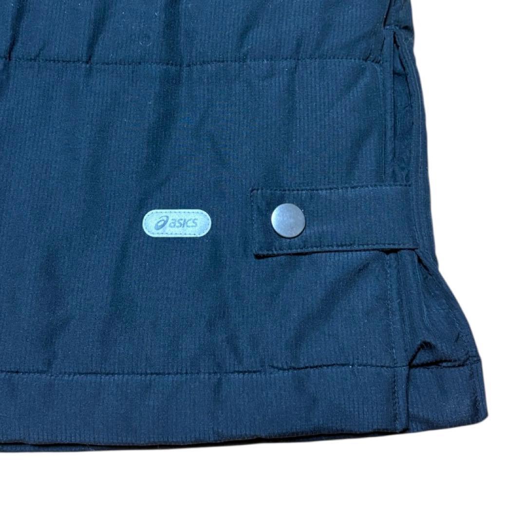 【asicsアシックス】ベンチコート(XL)ブラック