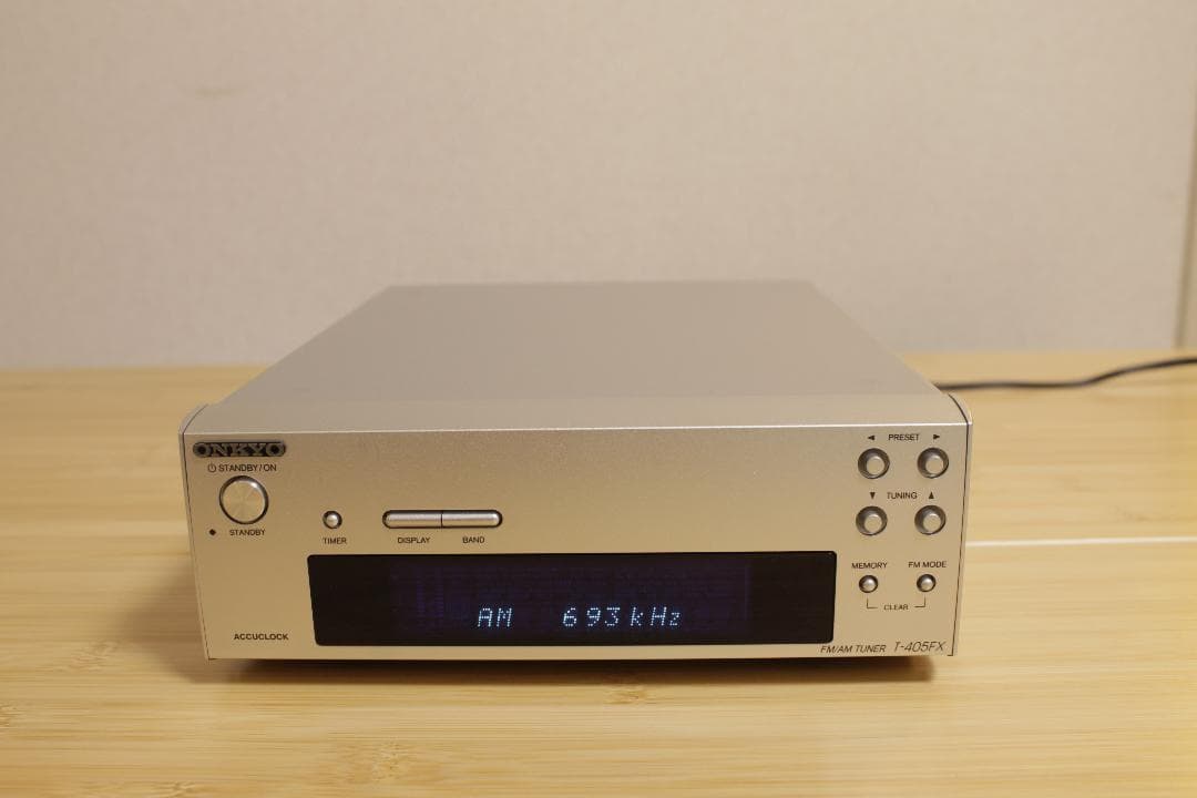 【ONKYO】T-405FX FM/AM チューナー アンテナ・電波時計ユニット