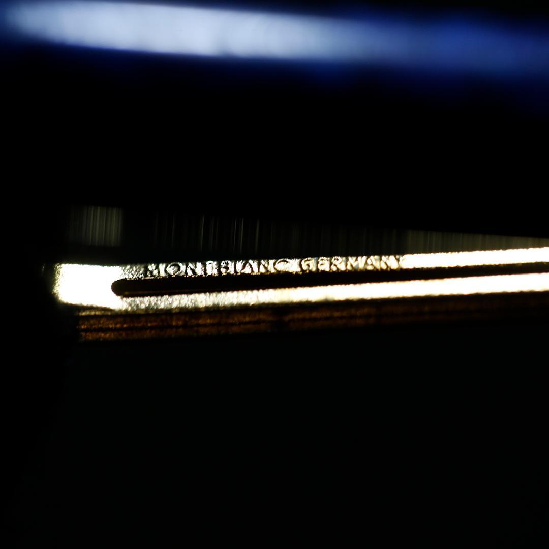 【レア美品 送料込み】モンブラン ボールペン ノブレス ブルーマーブル