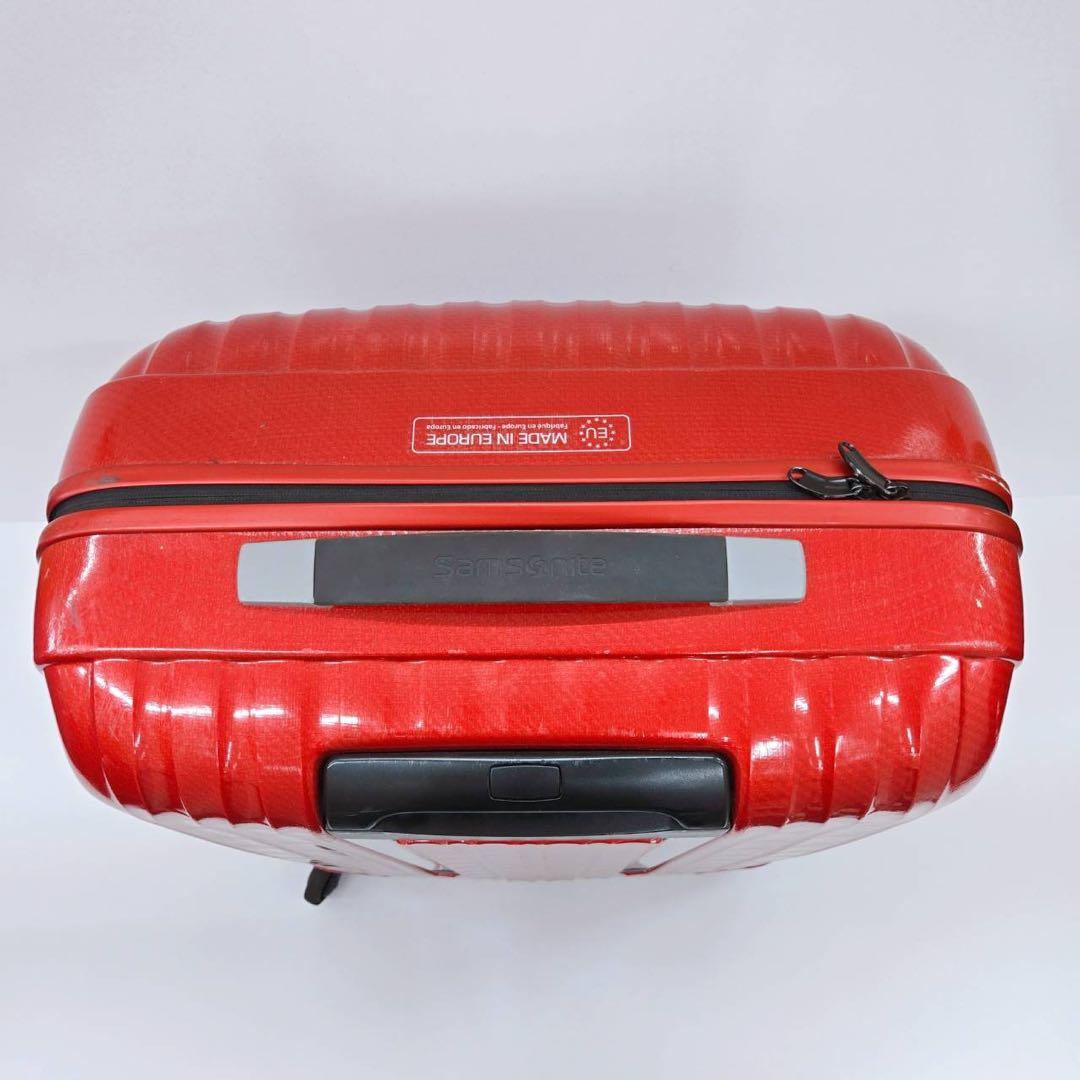 【良品】Samsonite サムソナイト スーツケース スピナー81 レッド
