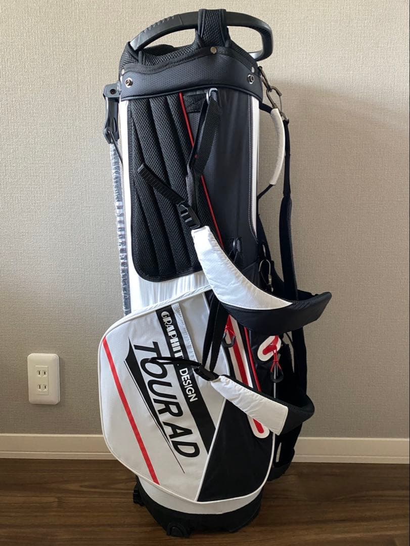 【美品・ほぼ未使用】グラファイトデザイン TourAD CQ キャディーバッグ