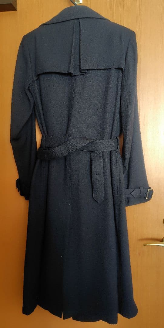 G*️様 ワイズ Y's ウール トレンチコート M ダークネイビー 中厚手 レ