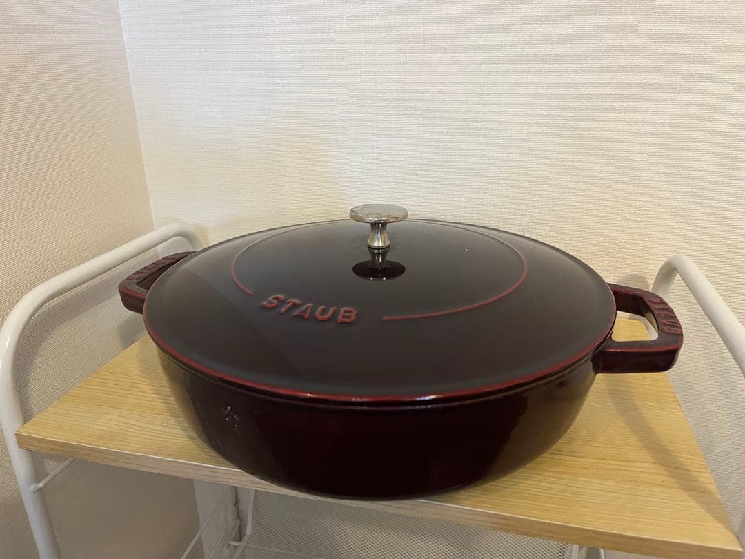 STAUB ブレイザー　28cm ワインレッド
