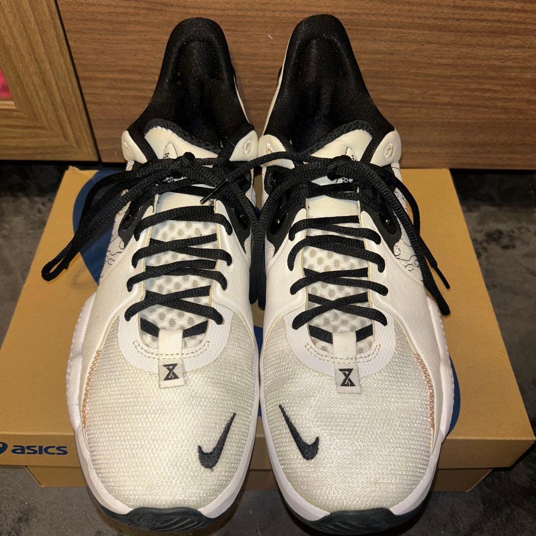 NIKE PG 5 EP 'WHITE BLACK' ナイキ ポール ジョージ5