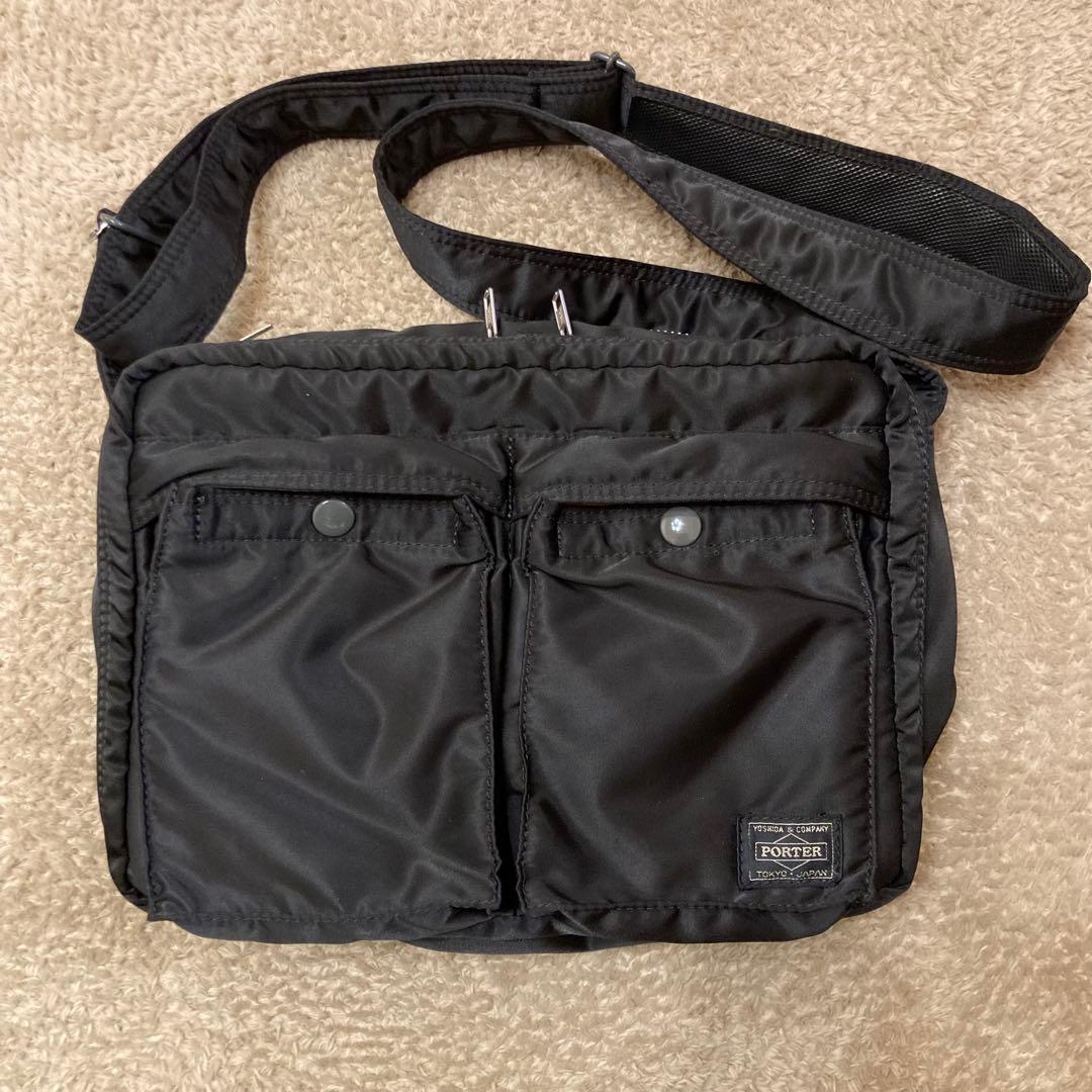 ⭐︎美品⭐︎ポーター タンカー Lサイズ 2層式 ショルダーバッグ ナイロン 黒