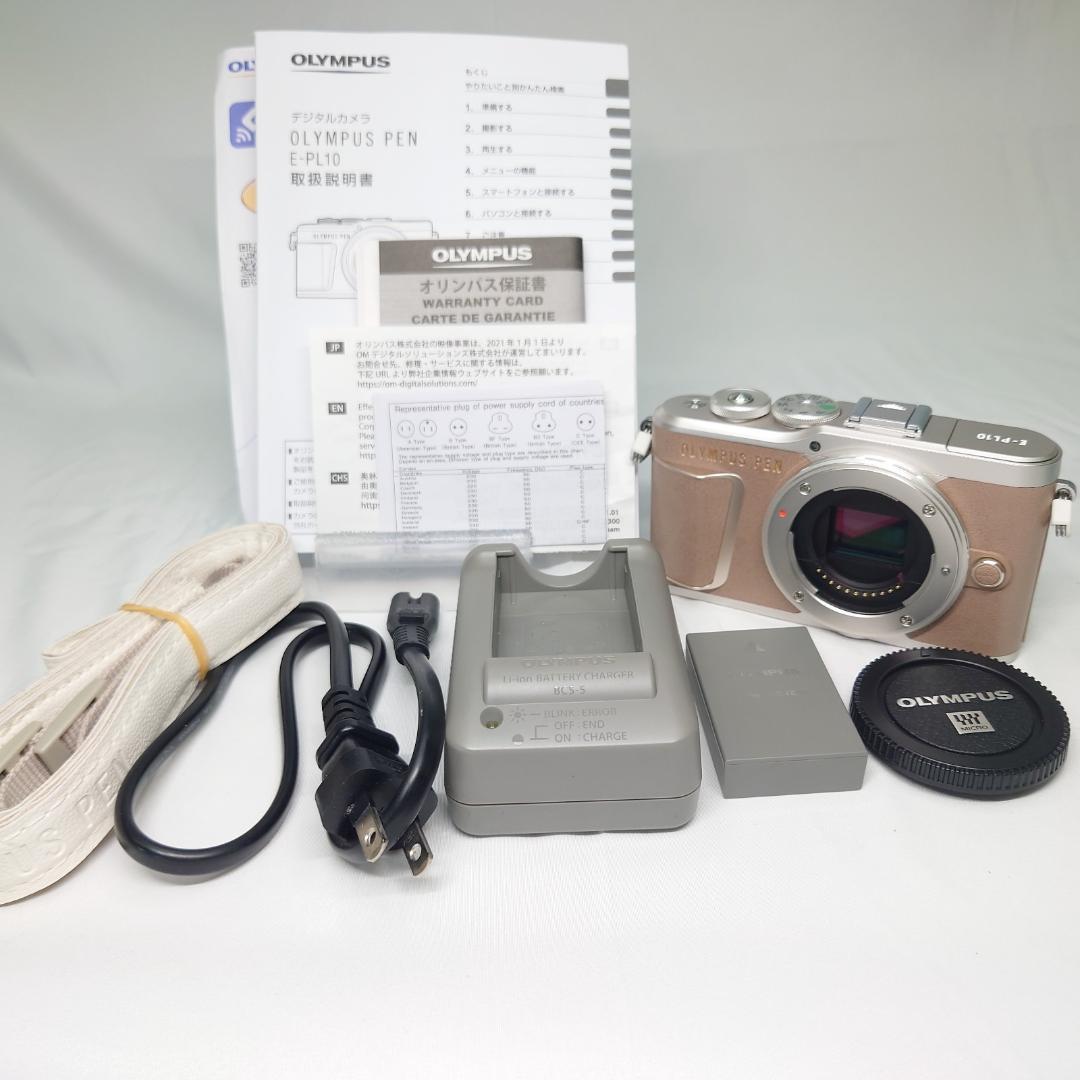 オリンパス OLYMPUS PEN E-PL10 ブラウン⭐️動作確認済