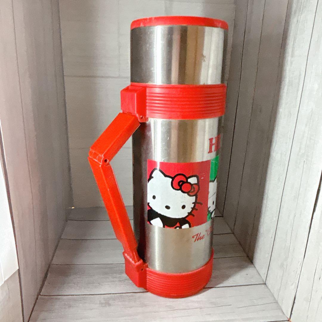 入手困難　昭和レトロ　ハローキティ　大きい水筒1989年製
