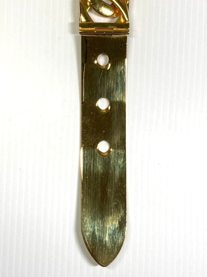 美品　GUCCI グッチ　チェーンベルト　ゴールドカラー