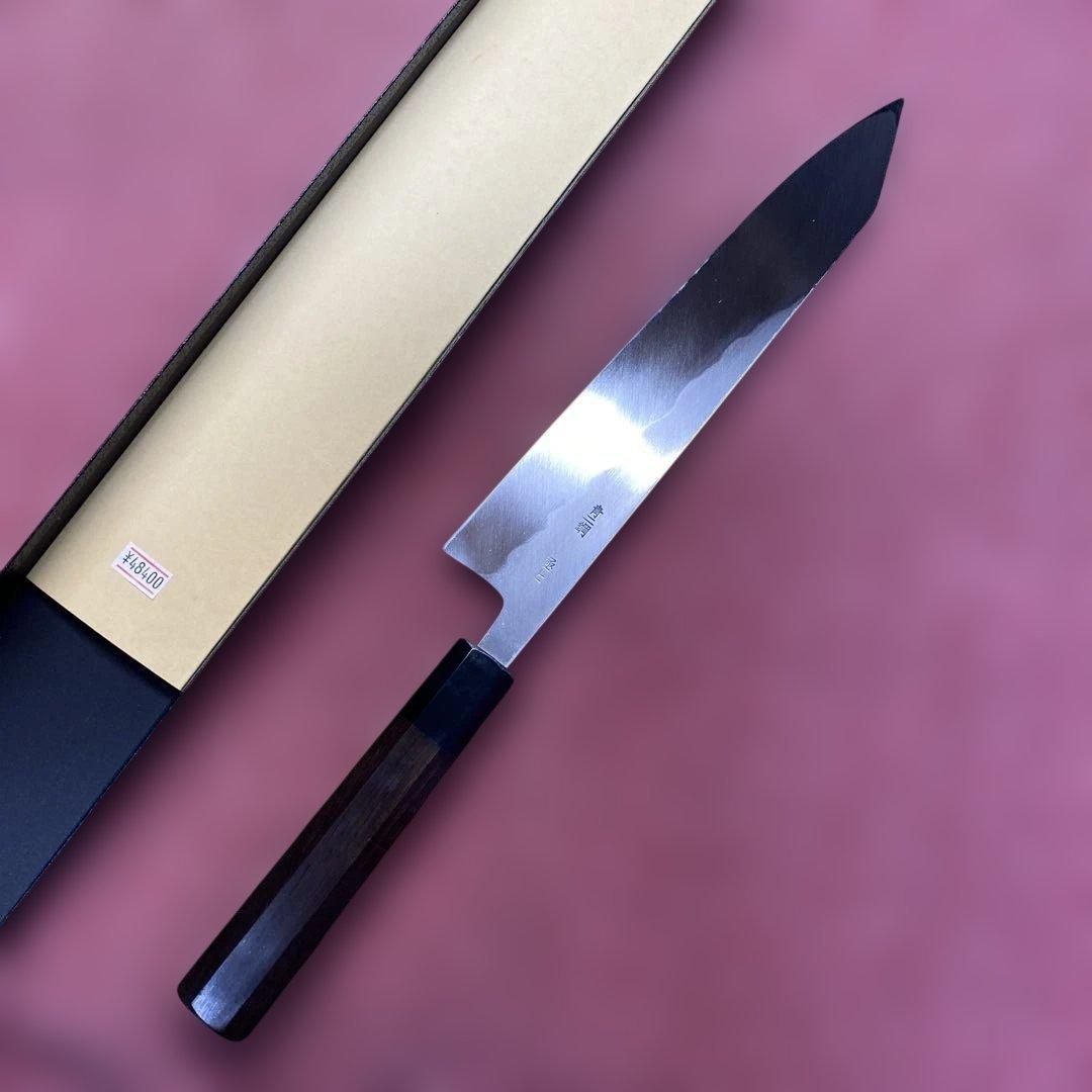 青二鋼　勘所切付型特製万能和包丁　240㎜ 8寸