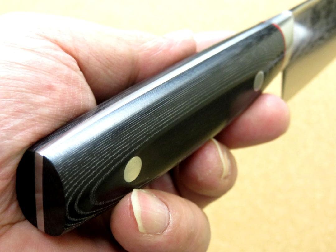 関の刃物 三徳包丁 170mm 彩雲 VG10 33層 ダマスカス 両刃万能包丁