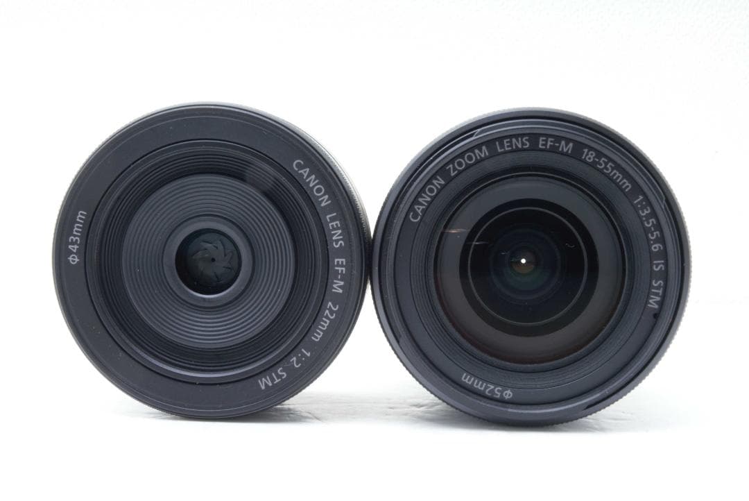 Canon EOS Mミラーレス一眼ダブルレンズキット　レッド【美品】