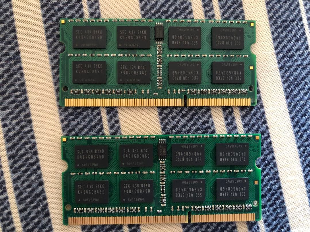 ①Transcend DDR3 8GB メモリモジュール 1600MHz美品