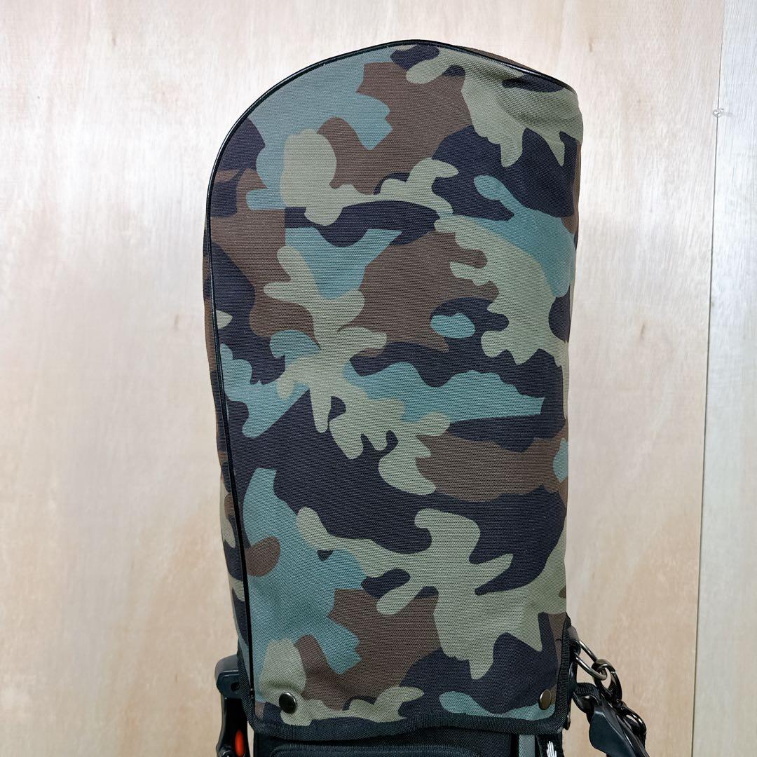 ラルフローレン RLX 迷彩柄 キャディバッグ スタンド式 ヘッドカバー付き