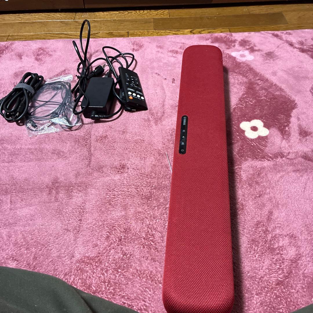 や*ち様 赤 サウンドバー スピーカー 本体