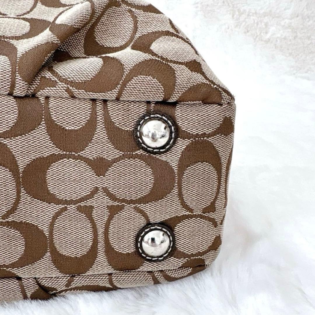 COACH コーチ トートバッグ　シグネチャー キャンバス　ショルダーバッグ