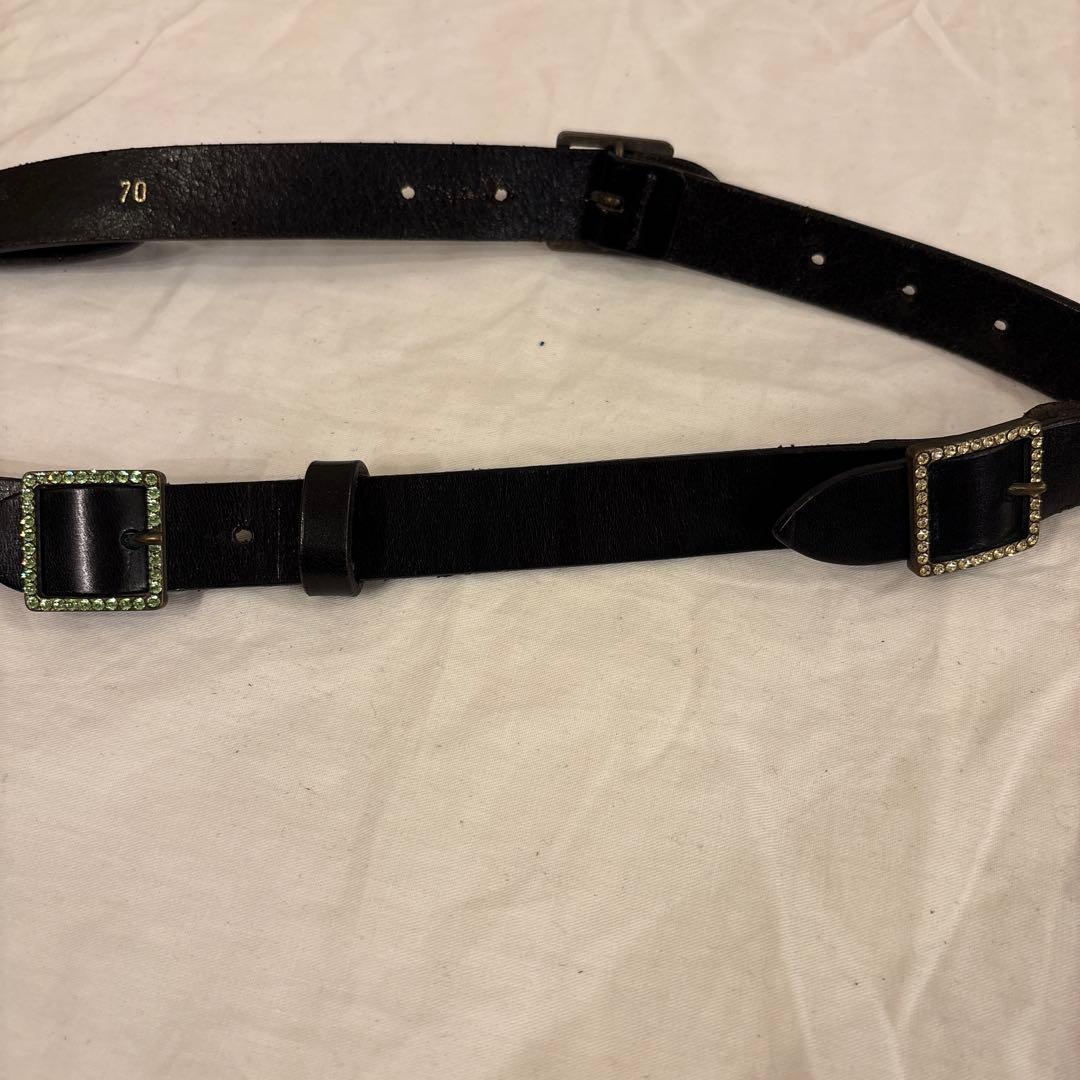 DRIES VAN NOTEN ドリスバンノッテン　リアルレザー ベルト 70