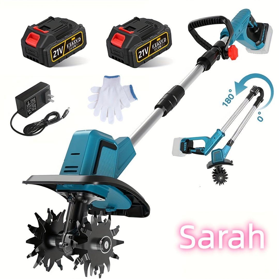 電池式耕うん機｜マキタバッテリー対応 折りたたみ 家庭用高効率作業