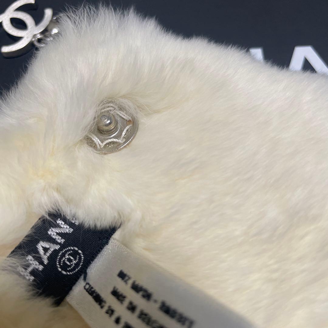 vintageCHANEL ラビットファー　ネックウォーマー　マフラー