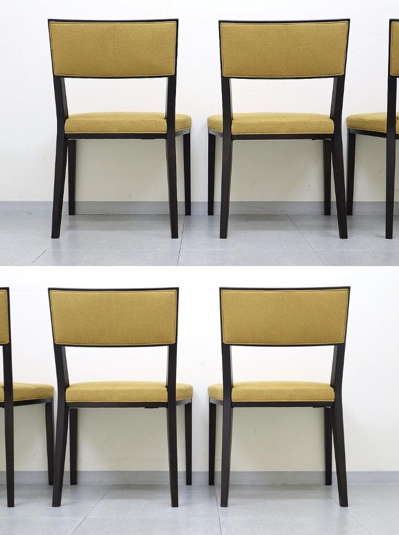 B④4脚セット 美品 TIME&STYLE ダイニングチェア 椅子 旭川家具