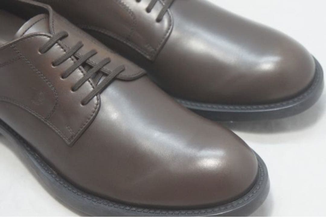 フォロー割 TOD'S トッズ ゴンミーニ プレーントゥ 8 T.MORO 茶