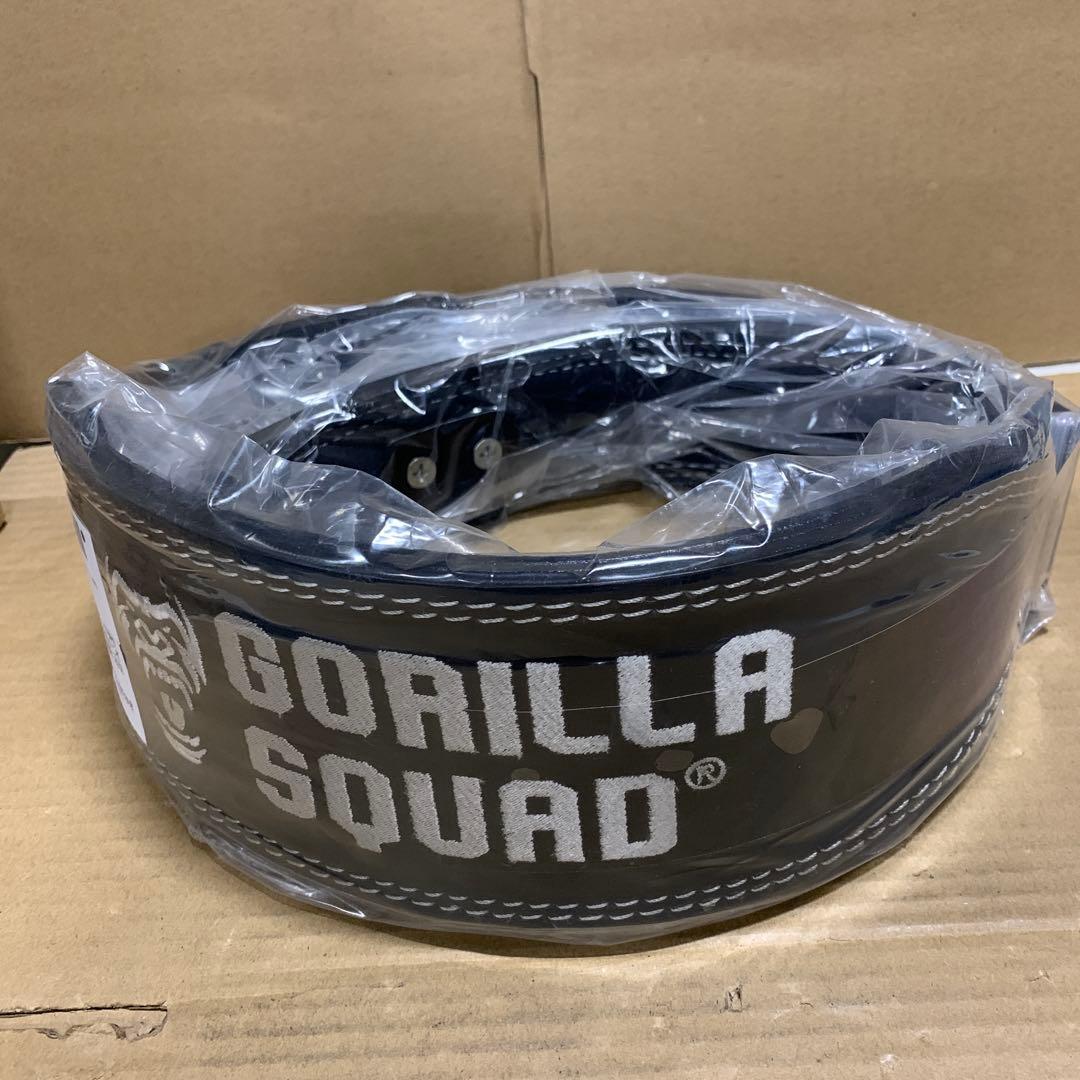 新品　GORILLA SQUAD レバーアクションベルト トレーニングベルト L