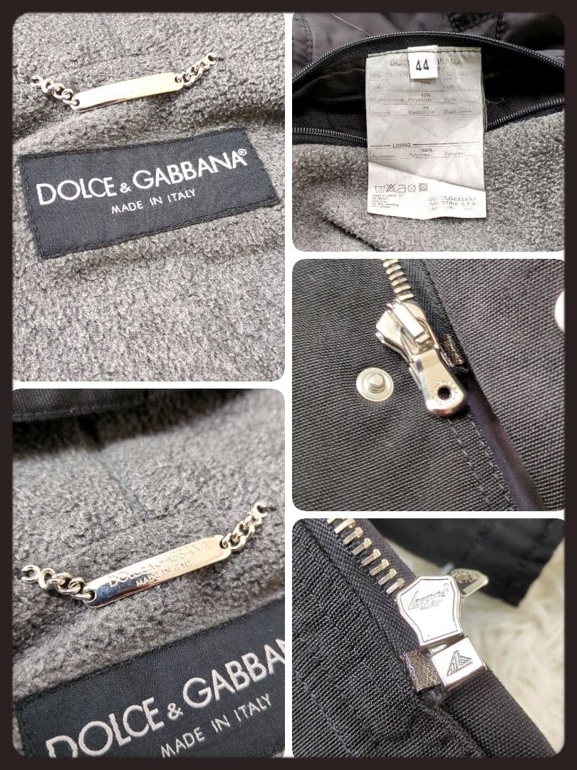 【入手困難・美品】ドルチェ&ガッバーナ☆モッズコート ジャケット フーデッド 黒