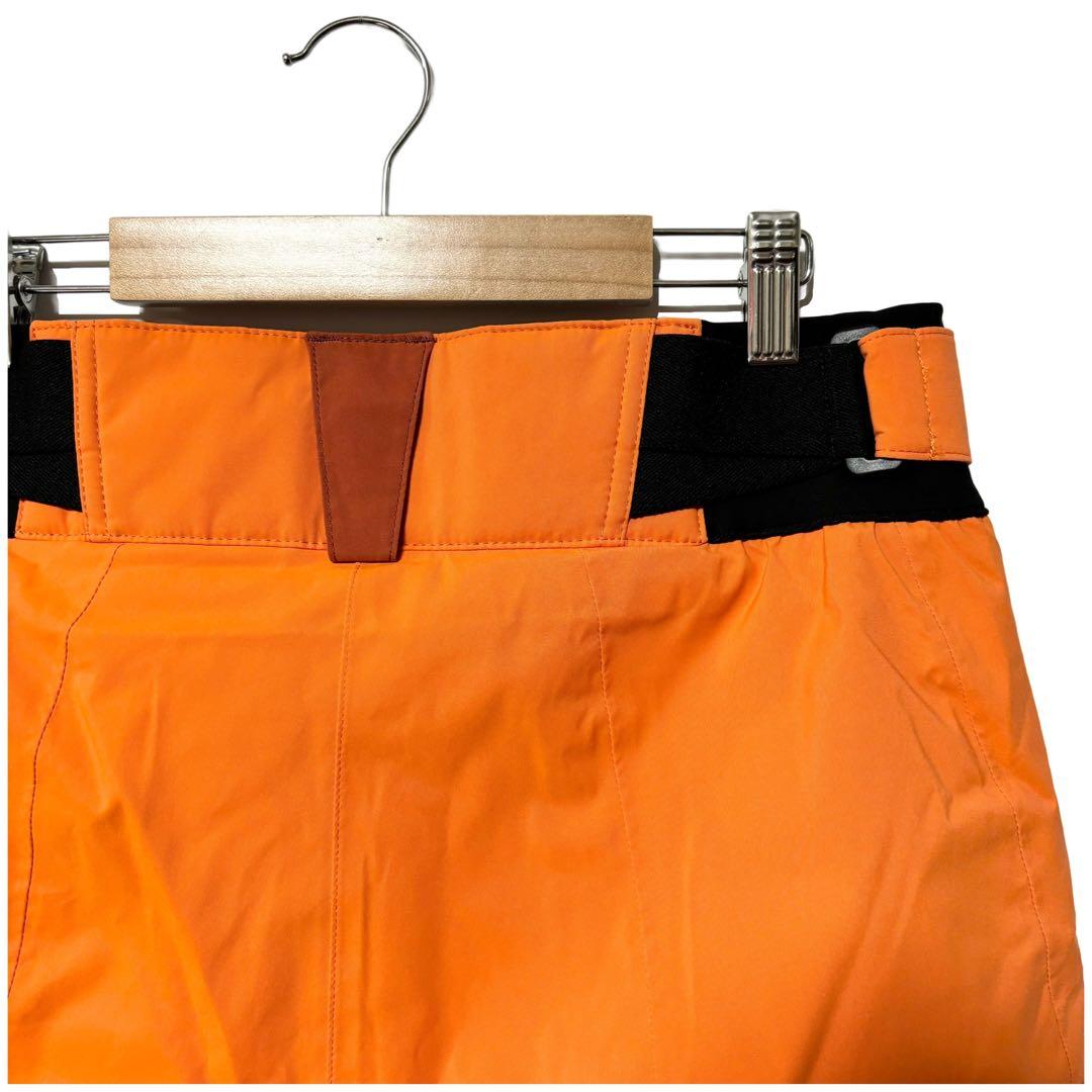 ゴールドウィン ウィメンズ ツートンカラー パンツ スカーレット オレンジ L