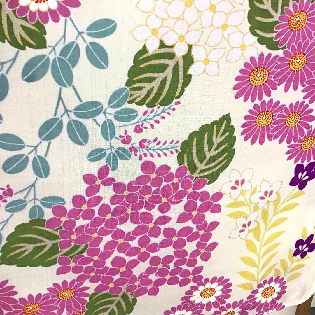 新品☆タグ付☆きもの道楽☆浴衣☆夏小紋☆セオアルファ☆匿名配送