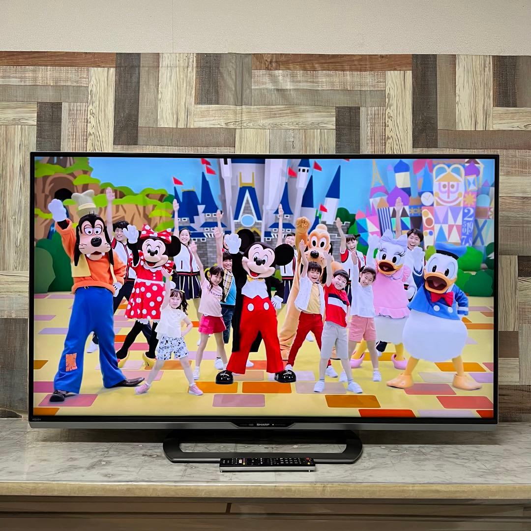 即日受渡❣️全国送料込シャープ52型4KテレビYouTube.Netflix視聴