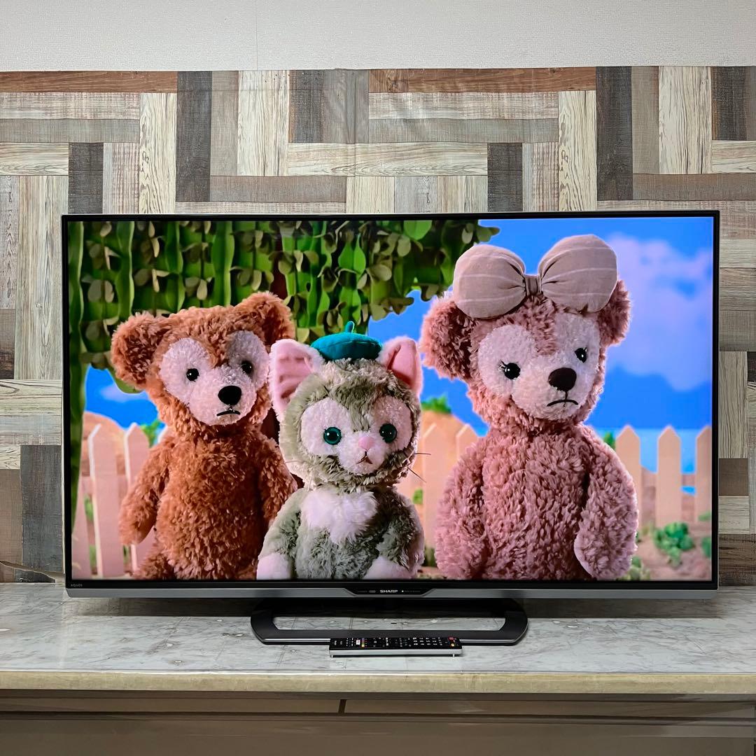 即日受渡❣️全国送料込シャープ52型4KテレビYouTube.Netflix視聴