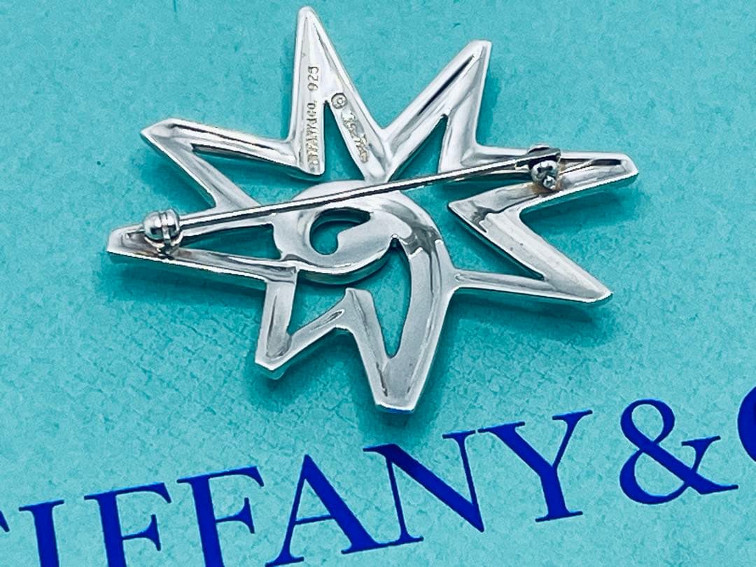 c796 美品　ティファニー　パロマピカソ　スター　ブローチ　シルバー　925