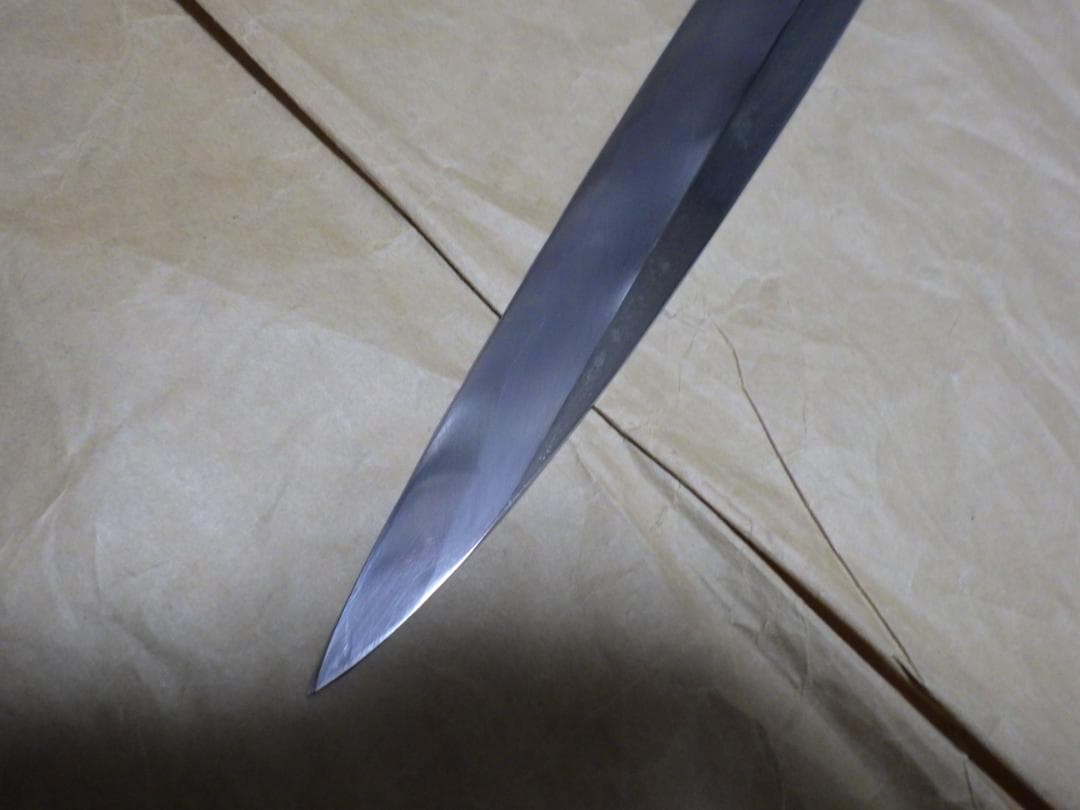 で*ん様 東京/久元作★柳刃包丁尺寸290ｍｍマチ/水牛八角柄★手研ぎ済み★12