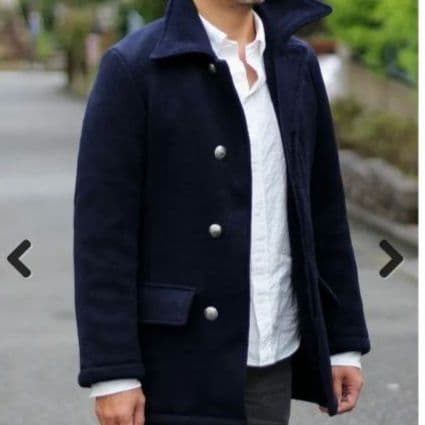 ✨極美品✨+DRAKKAR　藤巻百貨店　WOOL ハーフコート　L