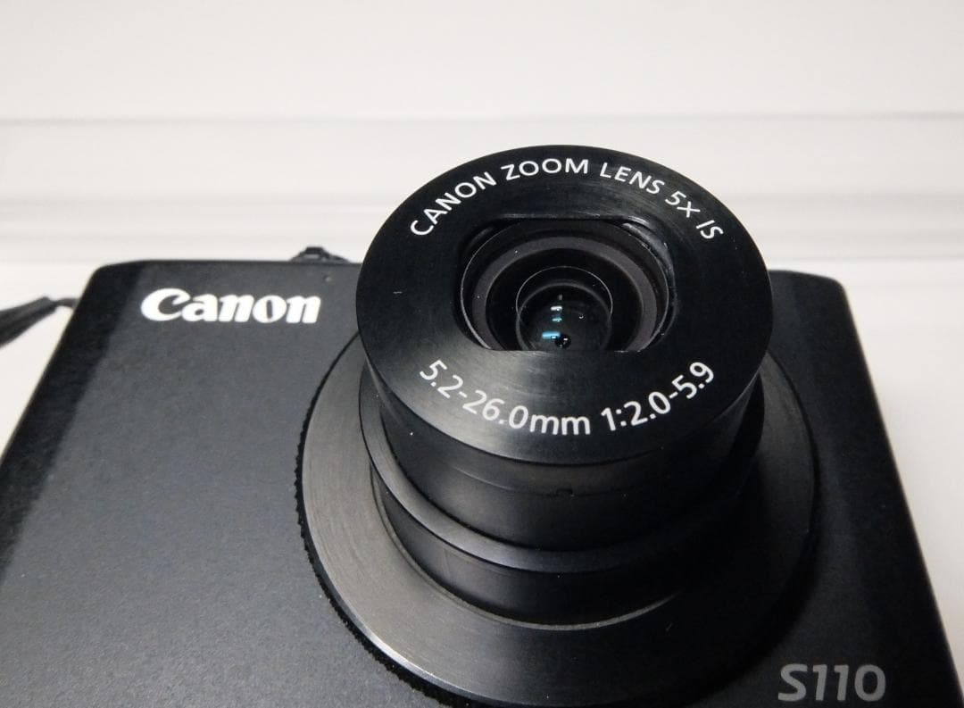Canon powershot S110 　美品　ストロボ不具合あり 週末セール