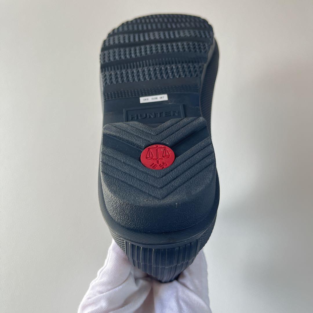 未使用級✨ハンター サイドゴア レインシューズ ネイビー　UK5 24