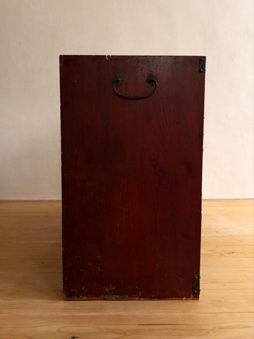 オープンシェルフ　飾り棚　抽斗　古道具　古家具　アンティーク